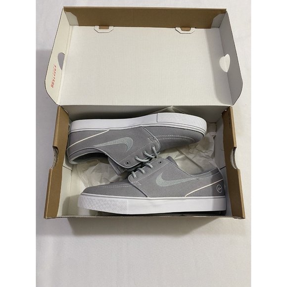 New Mens Size 9 Wolf Grey Nike Stefan Janoski Fragment Skateboarding Shoes main image 4